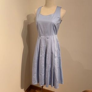 Ann Taylor - Sky Blue Pleated Dress